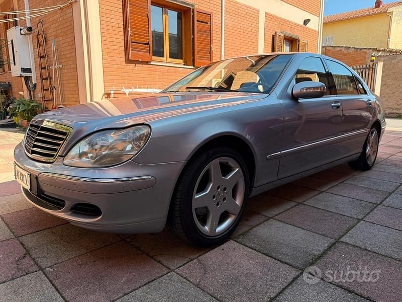 Usata Mercedes S350 245 CV (180 kW) 2003 Grigio Berlina