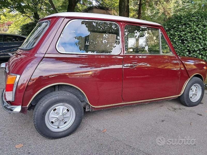 Usata Innocenti Mini 1970 Rosso Utilitaria