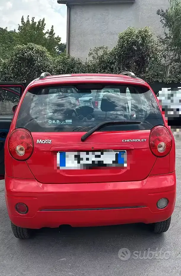Usata Chevrolet Matiz SE 52 CV (38 kW) 2008 Rosso Utilitaria