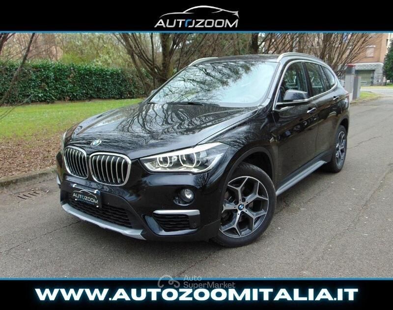 Usata BMW X1 xLine 150 CV (110 kW) 2017 Nero SUV