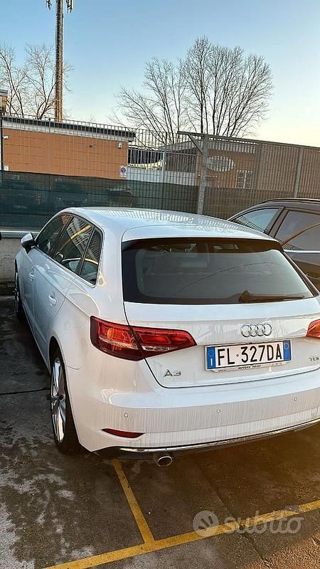 Usata Audi A3 116 CV (85 kW) 2017 Bianco Berlina