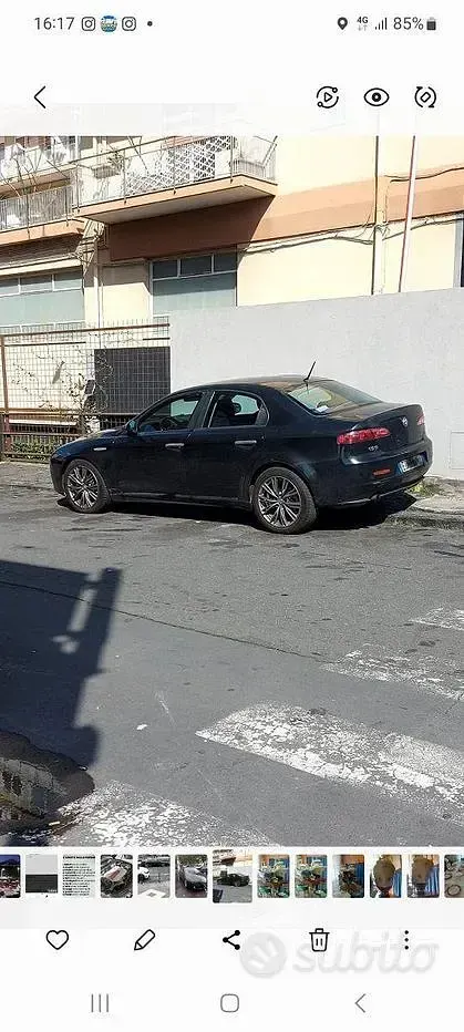 Usata Alfa Romeo 159 150 CV (110 kW) 2010 Nero Berlina