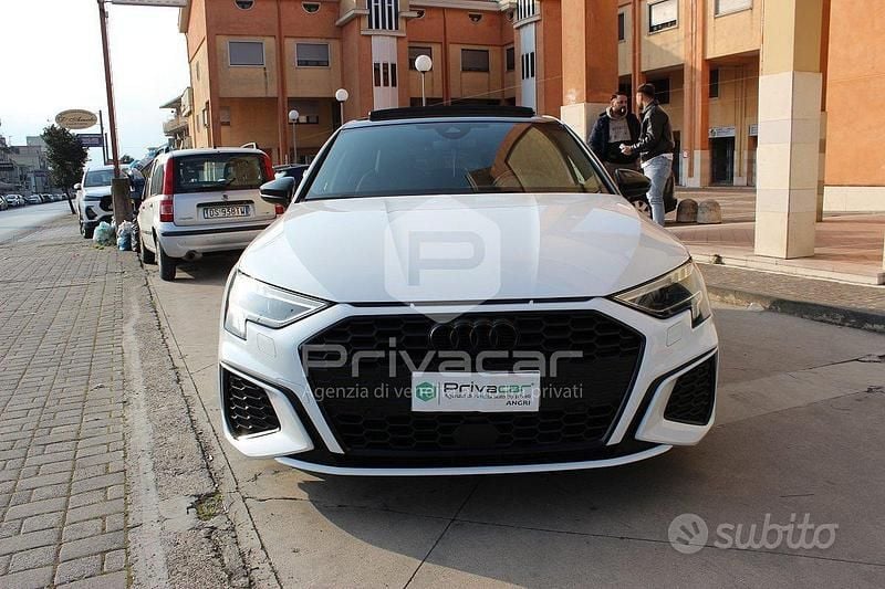 Usata Audi A3 Sportback Design 150 CV (110 kW) 2020 Bianco Utilitaria