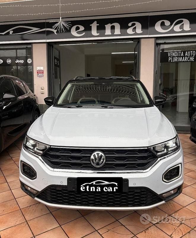 Usata VW T-Roc Advance 115 CV (84 kW) 2019 Bianco SUV