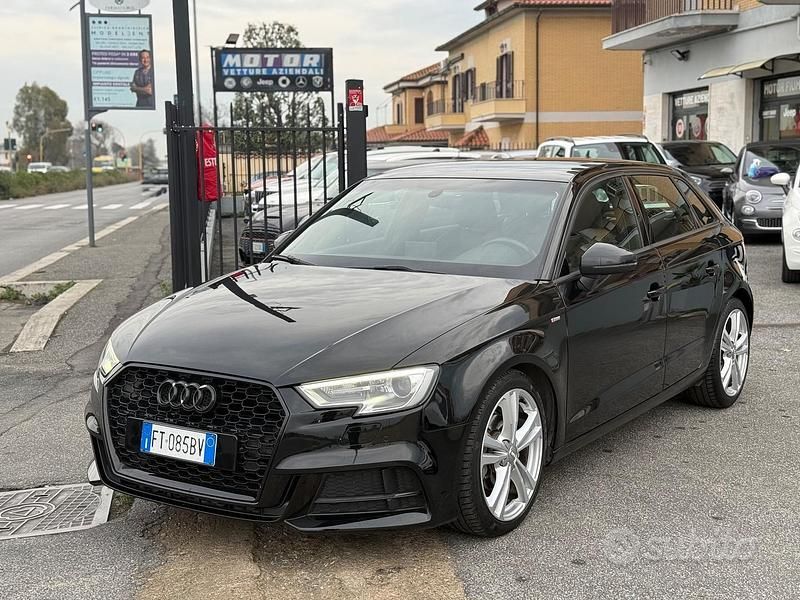 Nero Usata 2018 Audi A3 S-Line Tre volumi | 17.900 € (Ottimo prezzo) - Immagine 1/4