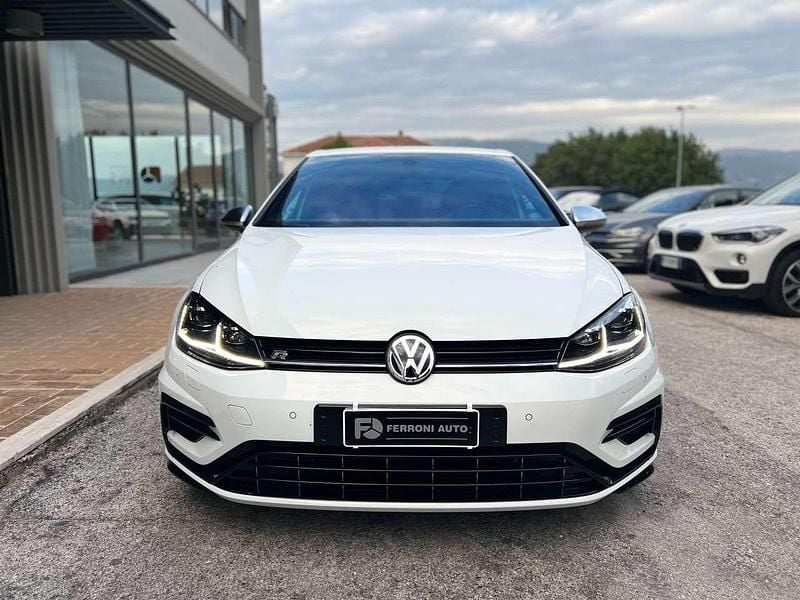 Usata VW Golf VII R 300 CV (220 kW) 2019 Bianco Berlina