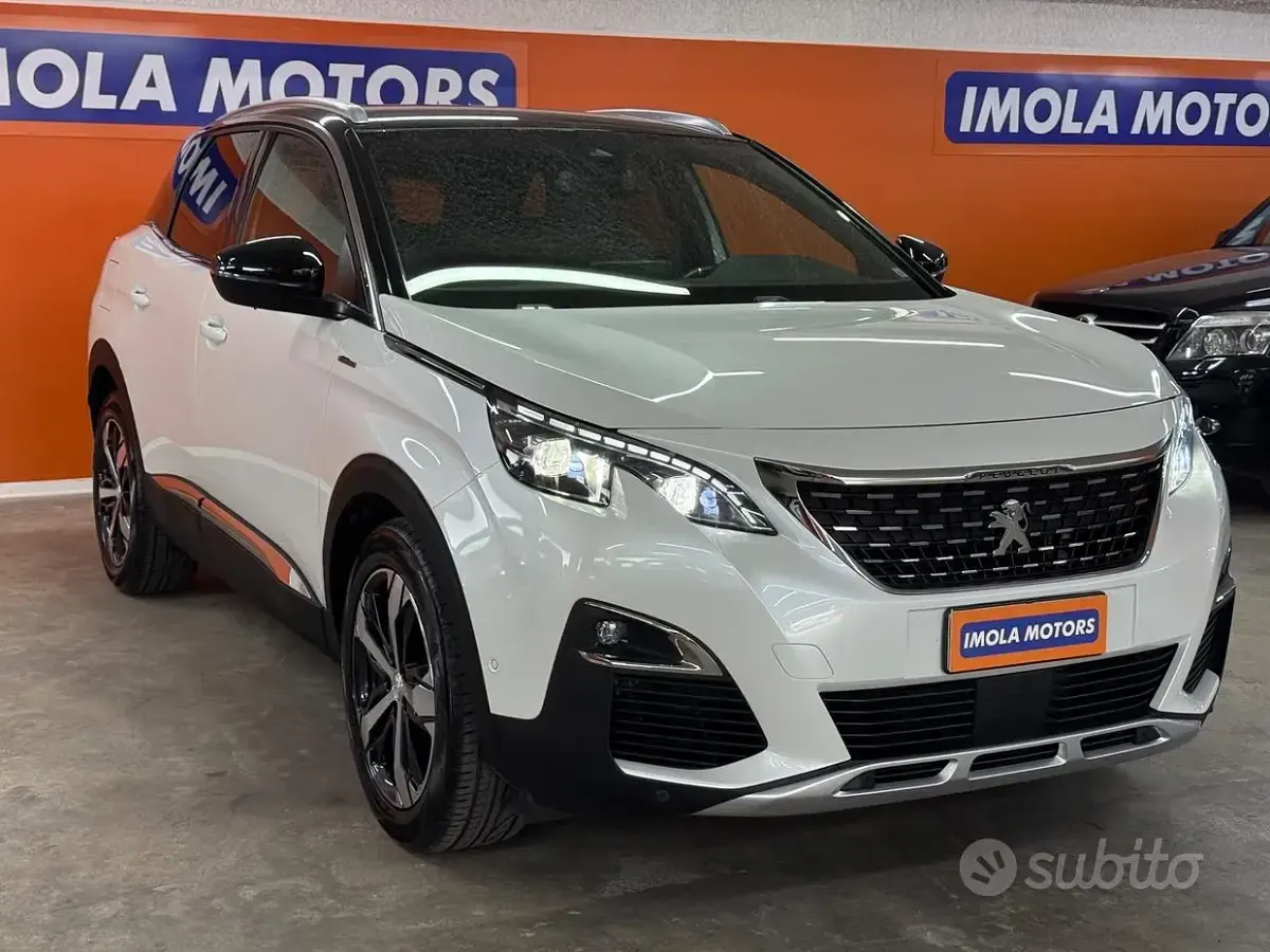 Usata Peugeot 3008 GT-line 150 CV (110 kW) 2017 Bianco SUV