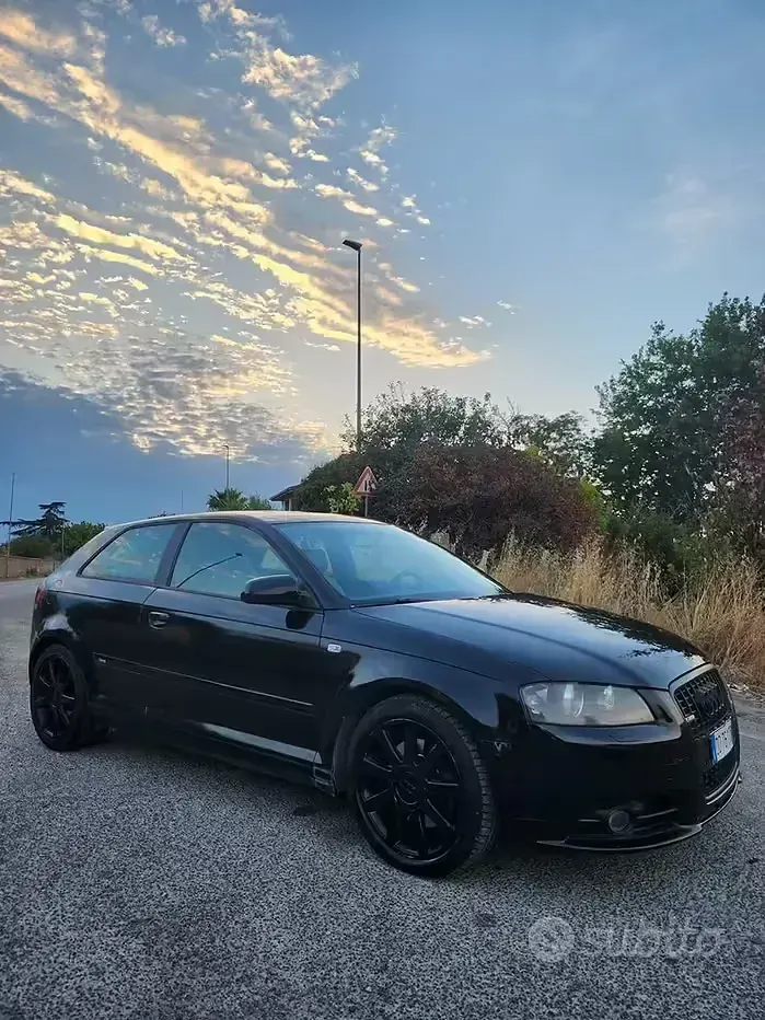 Usata Audi A3 S-Line 170 CV (125 kW) 2006 Nero Utilitaria