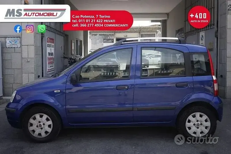 Usata Fiat Panda Dynamic 60 CV (44 kW) 2010 Bluazzurro Utilitaria