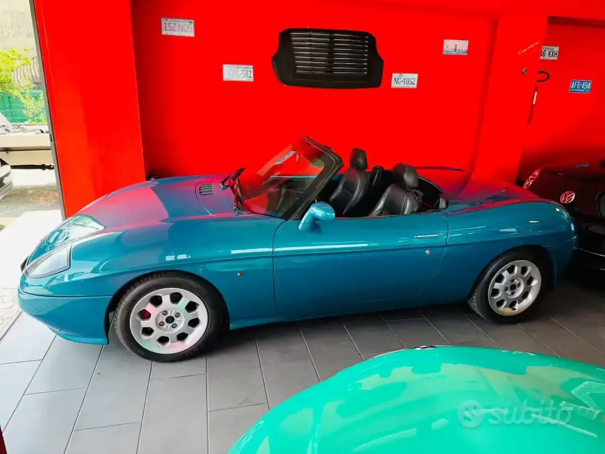 Usata Fiat Barchetta 131 CV (96 kW) 2003 Blu Cabrio