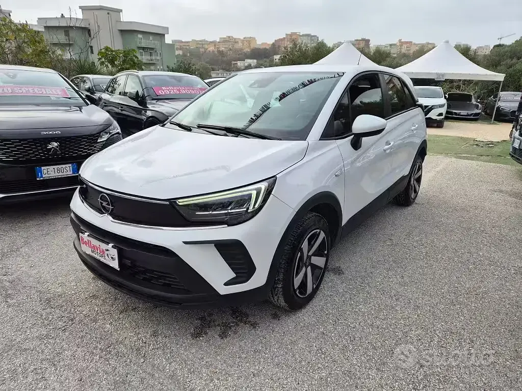 Usata Opel Crossland 110 CV (80 kW) 2021 Bianco SUV