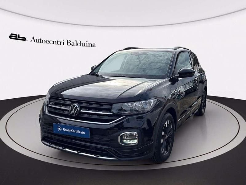 Nero perla Usata 2023 VW T-Cross Sportline SUV | 21.500 € (Buon prezzo) - Immagine 1/4