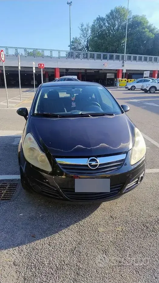 Usata Opel Corsa Enjoy 80 CV (58 kW) 2009 Nero Utilitaria