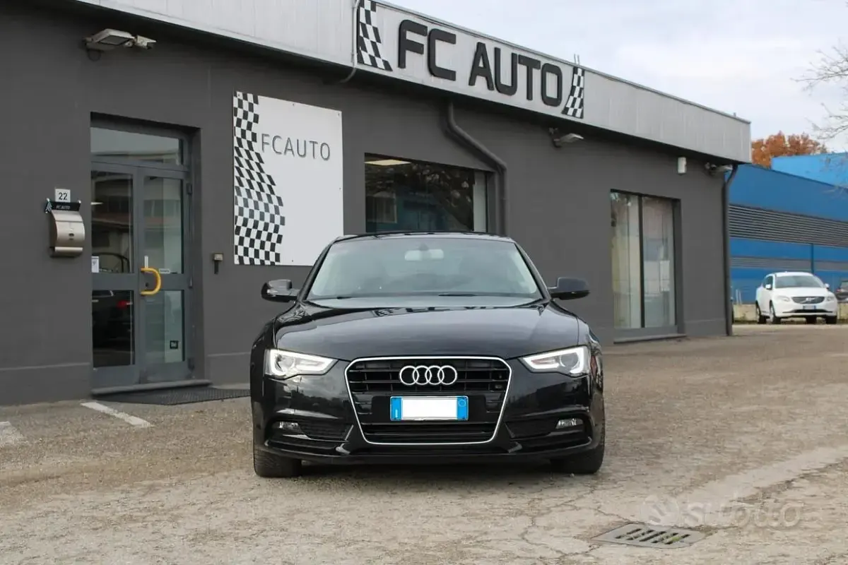 Usata Audi A5 177 CV (130 kW) 2014 Nero Coupé