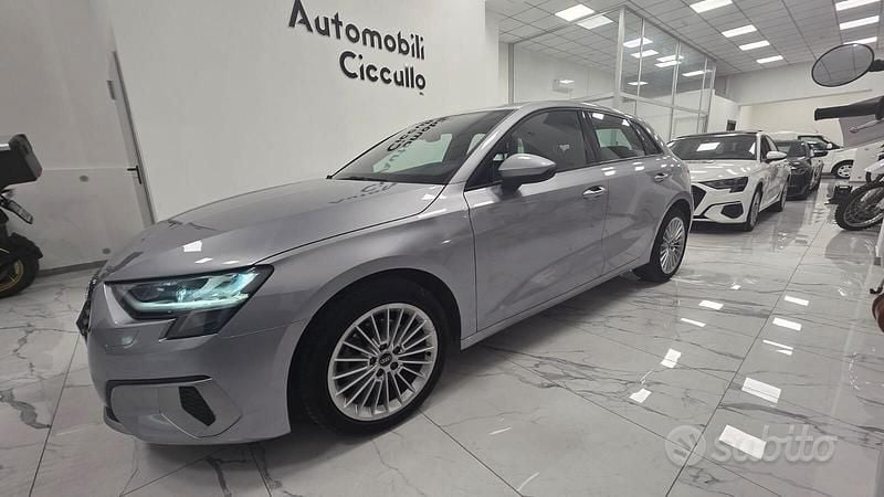 Usata Audi A3 Advanced 116 CV (85 kW) 2022 Grigio Berlina