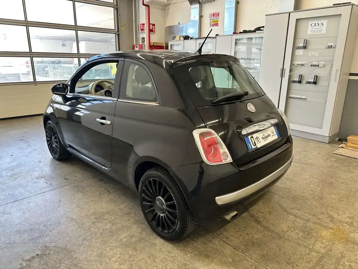 Usata Fiat 500 Pop 69 CV (50 kW) 2009 Nero Cabrio