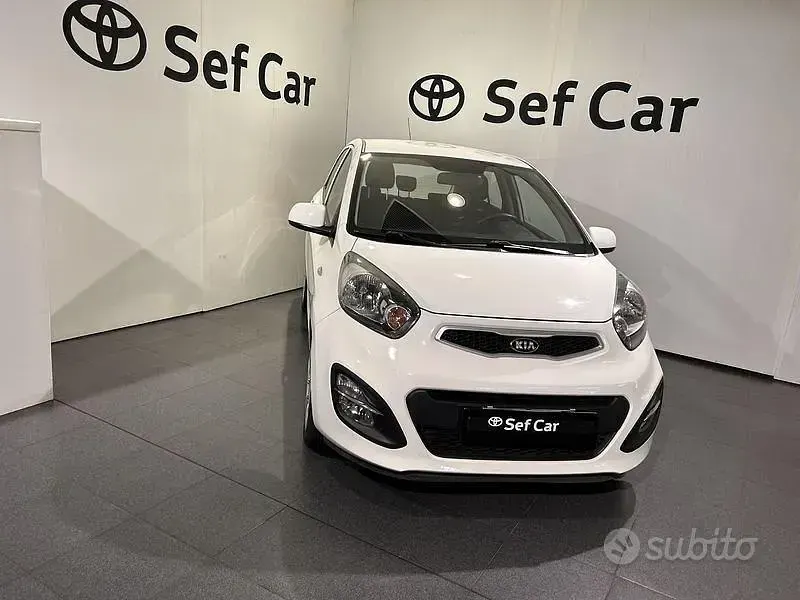 Usata Kia Picanto 69 CV (50 kW) 2014 Bianco Utilitaria
