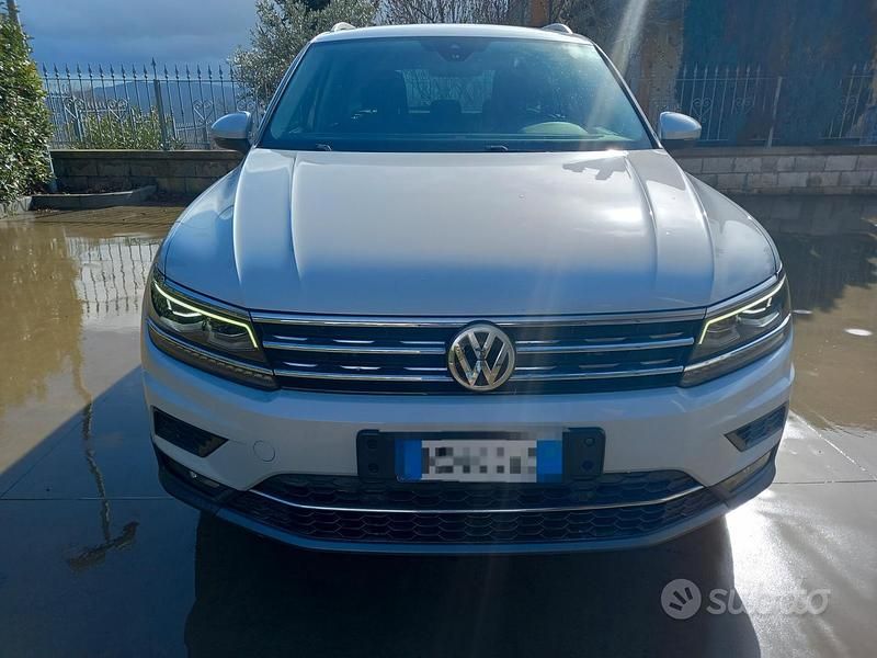 Usata VW Tiguan Advance 150 CV (110 kW) 2018 Bianco SUV