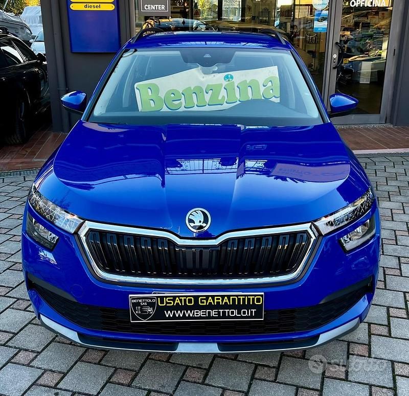 Usata Skoda Kamiq Ambition 110 CV (80 kW) 2022 Blu SUV