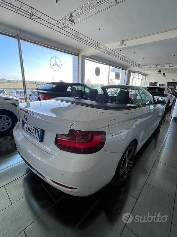 Usata BMW 218 M Sport 2017 Bianco Cabrio