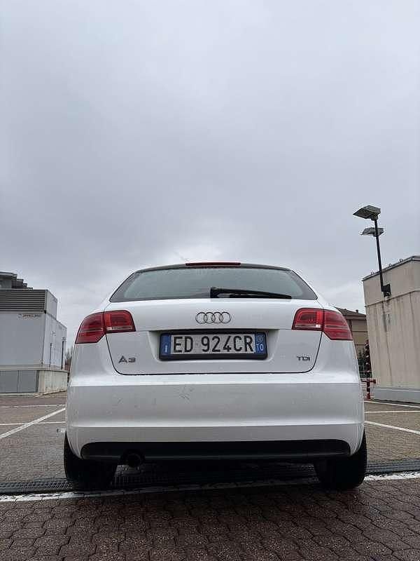 Usata Audi A3 Sportback Ambiente 90 CV (66 kW) 2010 Bianco Utilitaria