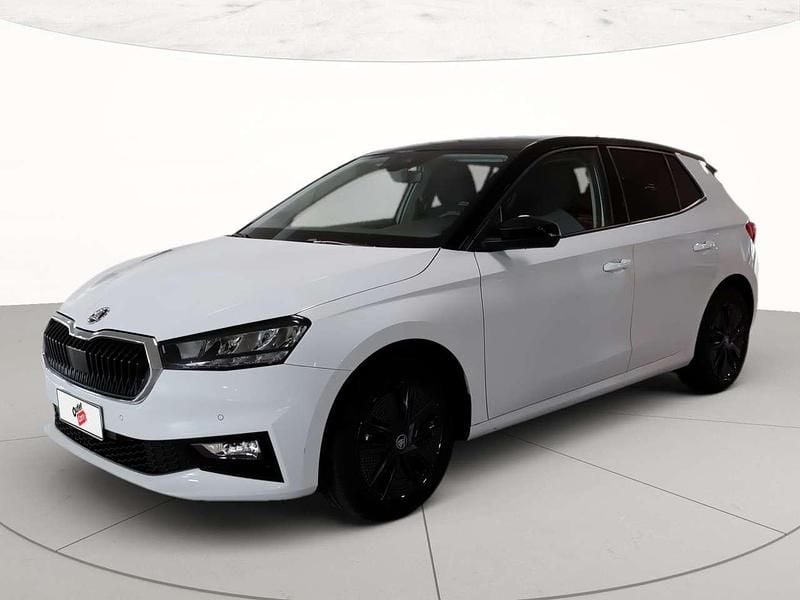 Usata Skoda Fabia Selection 80 CV (58 kW) 2025 Bianco luna metallizzato nero tulipano perlato Berlina