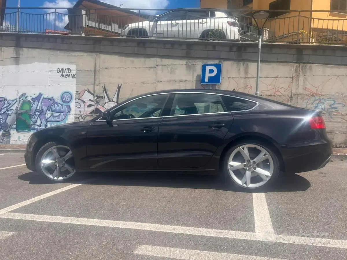 Usata Audi A5 Sportback S-Line 177 CV (130 kW) 2015 Nero Utilitaria