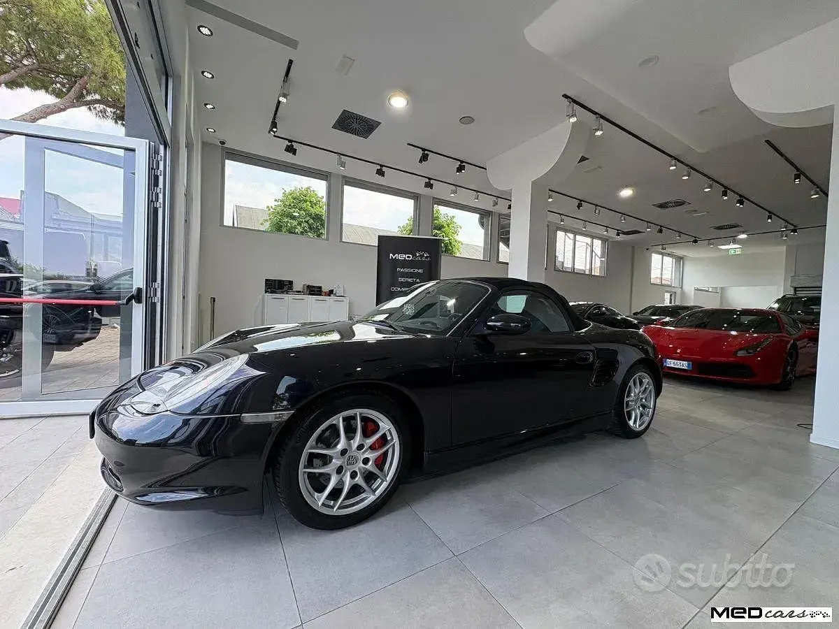 Occasion Porsche Boxster 260 PK (191 kW) 2004 Zwart Cabriolet