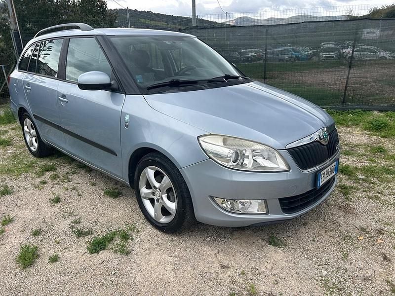 Usata Skoda Fabia GreenLine 75 CV (55 kW) 2010 Blu Station wagon