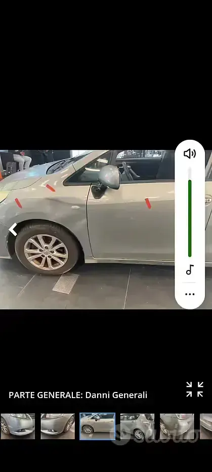 Usata Toyota Verso 2012 Grigio Monovolume