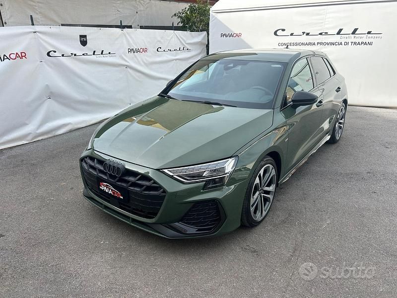 Usata Audi A3 S-Line 150 CV (110 kW) 2025 Verde Berlina
