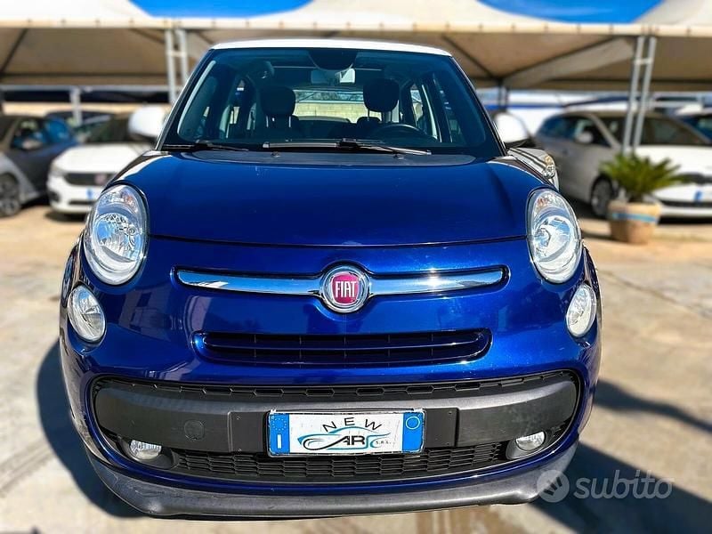 Usata Fiat 500L Living 80 CV (58 kW) 2014 Blu Monovolume