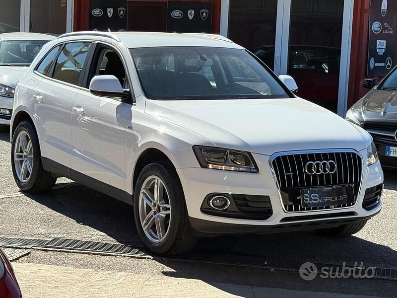 Bianco Usata 2015 Audi Q5 S-Line SUV | 13.500 € (Super prezzo) - Immagine 1/4