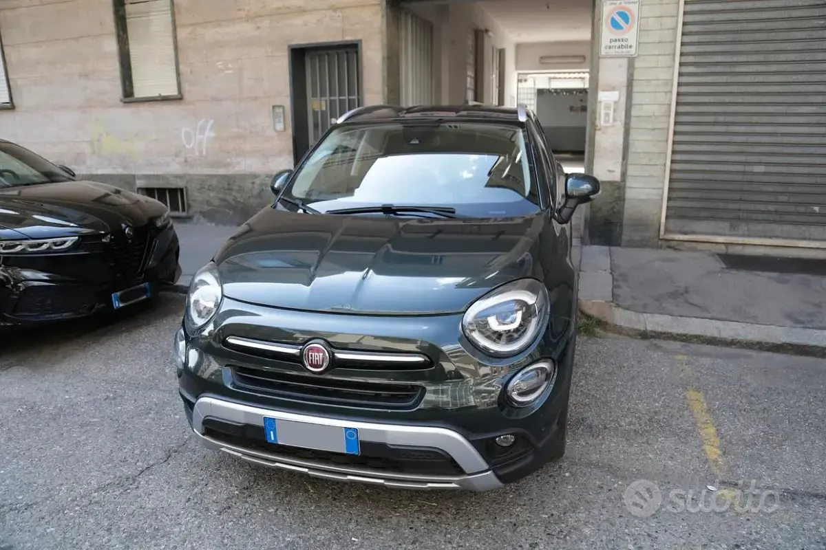Usata Fiat 500X Cross 151 CV (111 kW) 2019 Verde SUV
