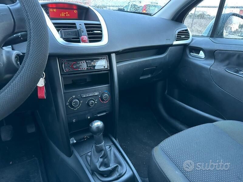 Usata Peugeot 207 88 CV (64 kW) 2011 Grigio Berlina