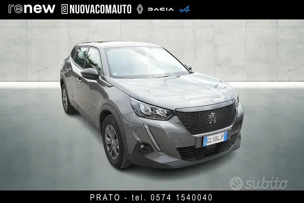 Usata Peugeot 2008 Active 102 CV (75 kW) 2022 Grigio SUV