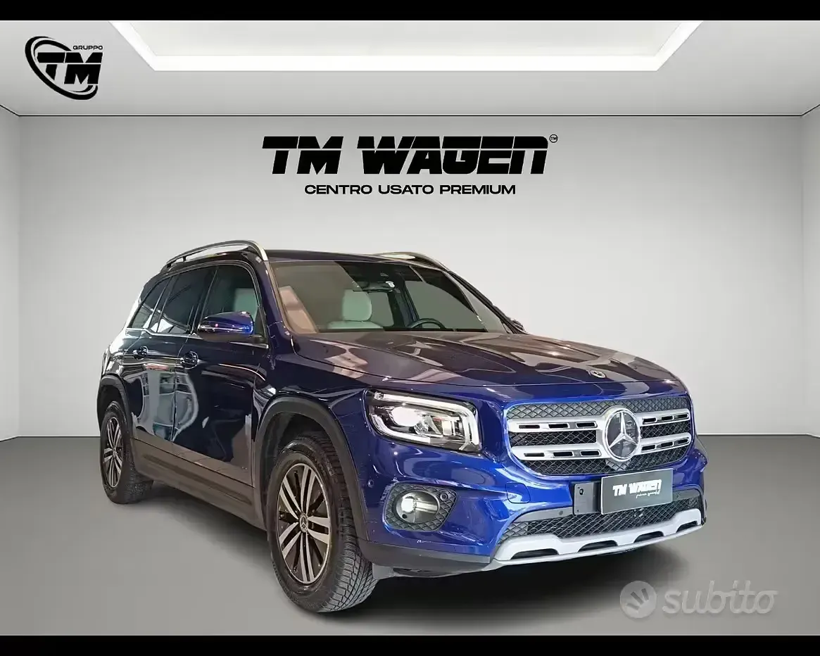 Usata Mercedes GLB180 Business 116 CV (85 kW) 2021 Blu SUV
