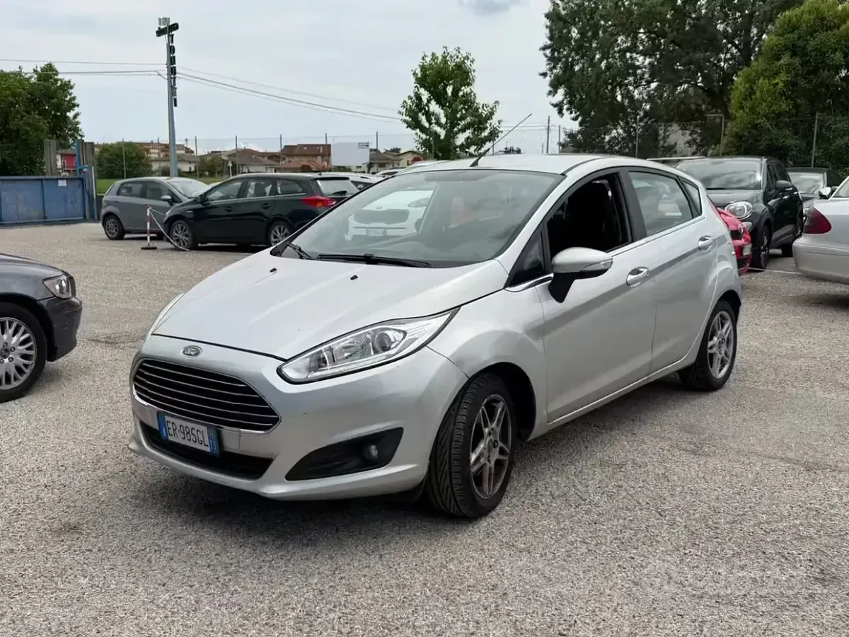 Usata Ford Fiesta Titanium 80 CV (58 kW) 2014 Grigio Utilitaria