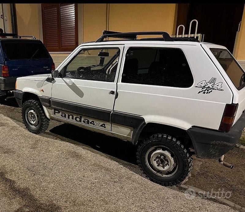 Usata Fiat Panda 4x4 1989 Bianco Utilitaria
