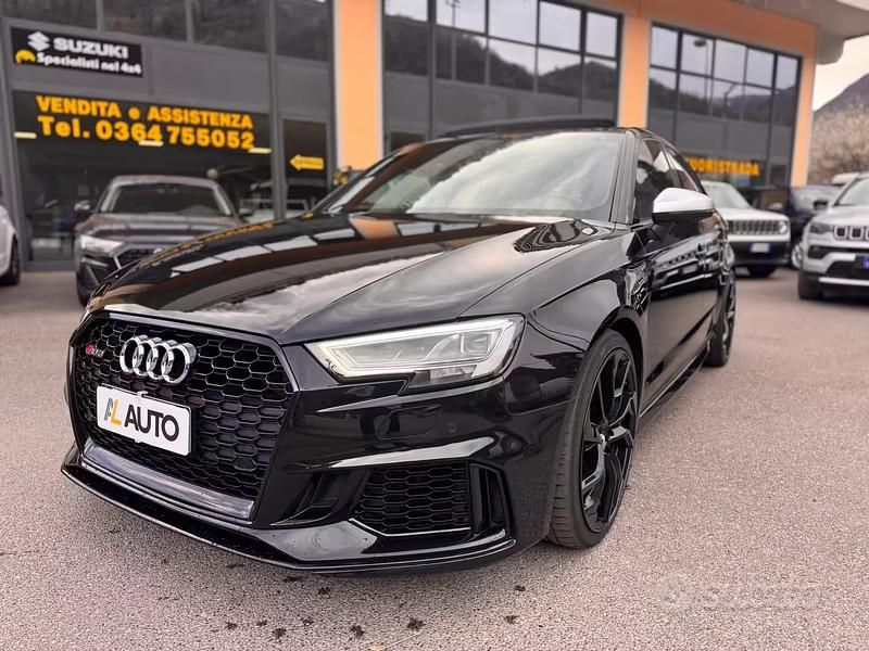 Usata Audi RS3 Ambiente 400 CV (294 kW) 2018 Nero Berlina