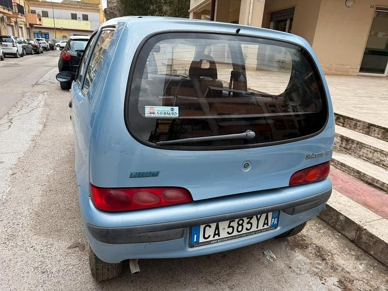 Usata Fiat Seicento 54 CV (39 kW) 2002 Blu Utilitaria