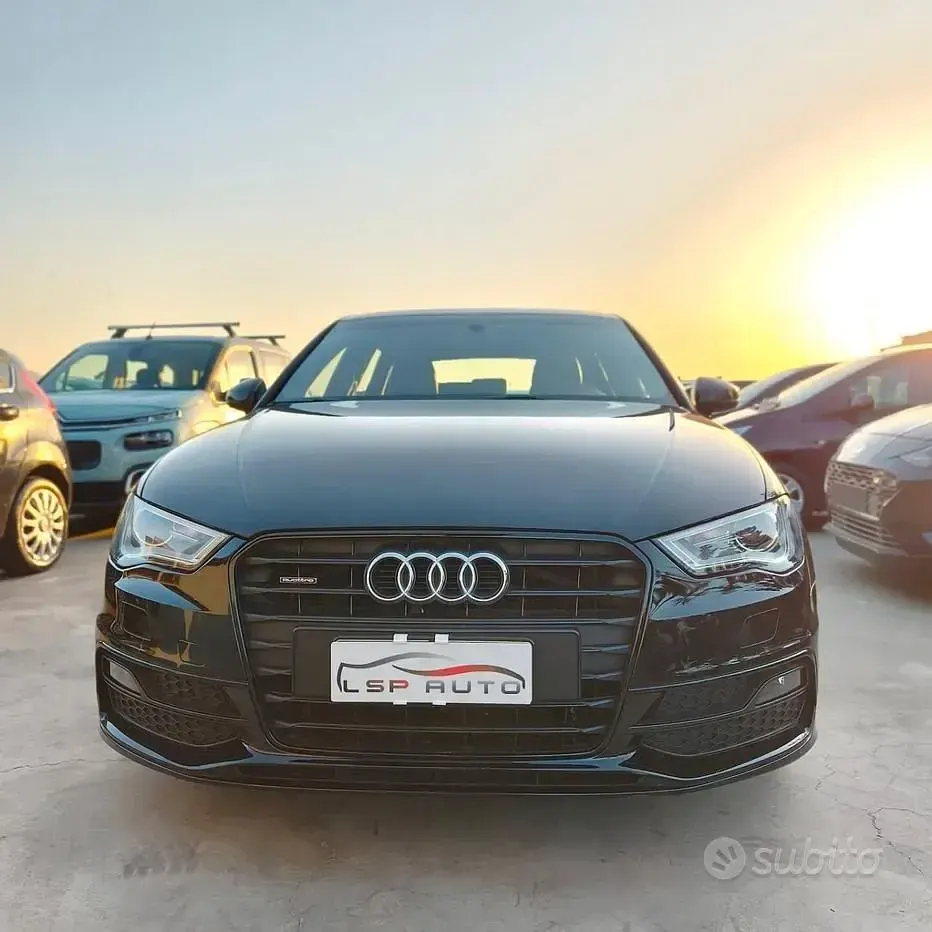 Usata Audi A3 S-Line 184 CV (135 kW) 2016 Nero Berlina