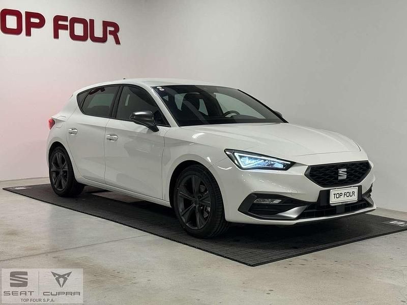 Usata Seat Leon FR 110 CV (80 kW) 2020 Bianco Berlina