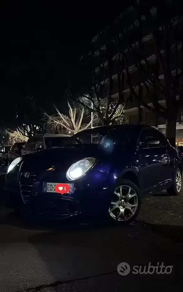Usata Alfa Romeo MiTo 120 CV (88 kW) 2010 Blu Utilitaria