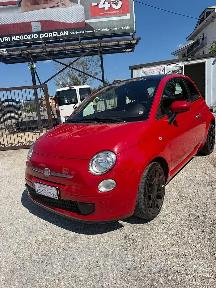 Usata Fiat 500 Sport 85 CV (62 kW) 2012 Rosso Berlina
