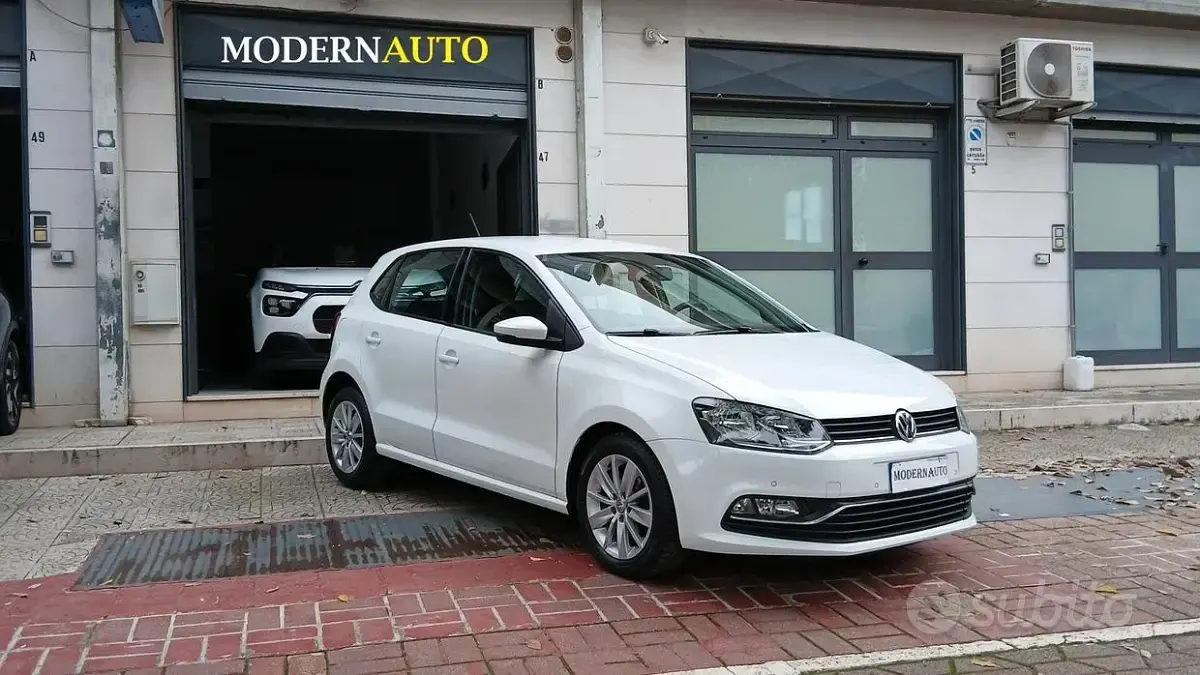 Usata VW Polo Highline 75 CV (55 kW) 2016 Bianco Berlina