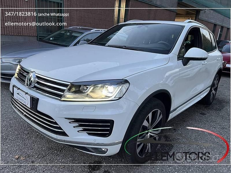 Usata VW Touareg Sportline 262 CV (192 kW) 2018 Bianco SUV