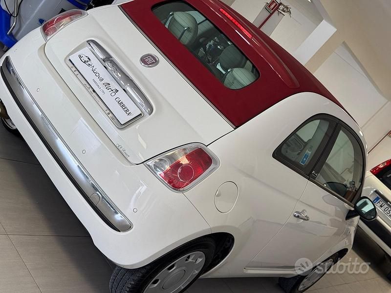 Usata Fiat 500C Lounge 75 CV (55 kW) 2010 Bianco Cabrio