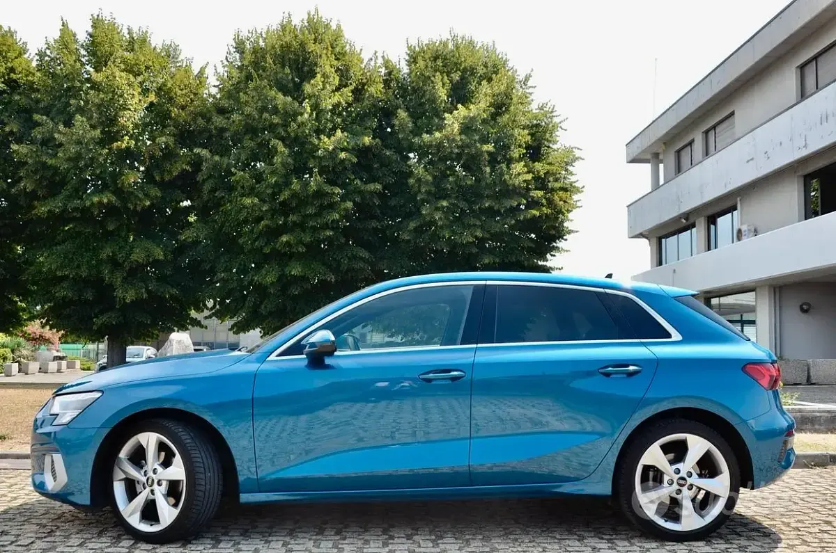 Usata Audi A3 Advanced Plus 150 CV (110 kW) 2022 Bluazzurro Berlina