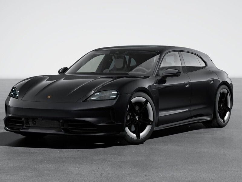 Nero jet metallizzato Nuova 2025 Porsche Taycan Performance Package Berlina | 146.852 € (Cara) - Immagine 1/4